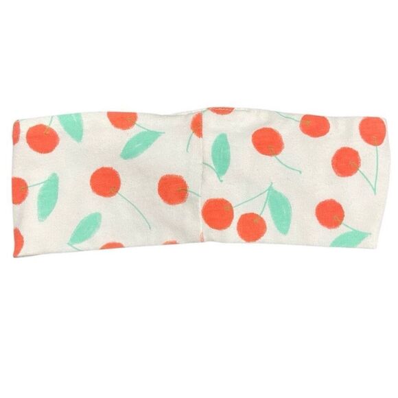 Baby Toddler Girls 4-Pack Twist Knot Headbands Neon Cherry Floral Star Print - Picture 3 of 13